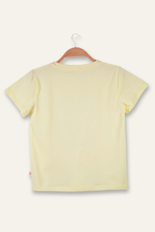 Kız Çocuk Hawaı Baskılı T-Shirt