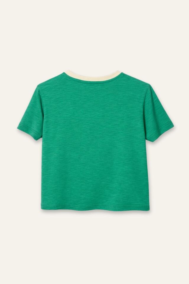 Erkek Çocuk Baskılı T-Shirt - Yeşil