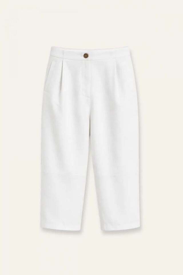 Erkek Çocuk Baggy Pantolon - Beyaz